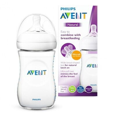 AVENT260 ml Natural FEEDING BOTTLE
