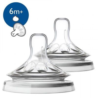 Avent Natural Nipple 2 pcs, +6 m