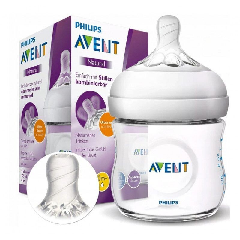 Avent Natural Baby Bottle 4oz/125ml