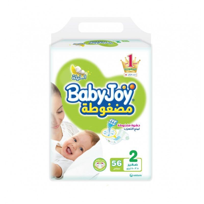 BABY JOY DIPERS SIZE 2