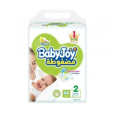 BABY JOY DIPERS SIZE 2