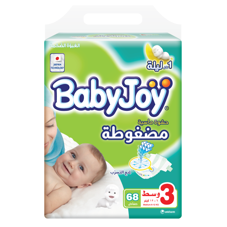 BABY JOY DIPERS SIZE 3