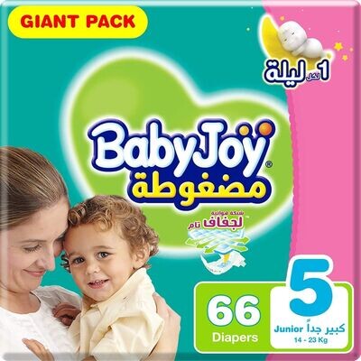 BABY JOY DIPERS SIZE 5