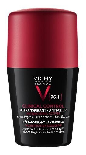 Vichy Deodorant Clinical Control Roll On Deodorant & Antiperspirant 96 Hour FOR MEN