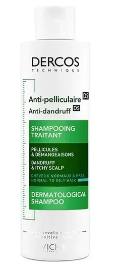 Vichy Dercos Anti Dandruff Shampoo for Normal to Oily hair 200ml
