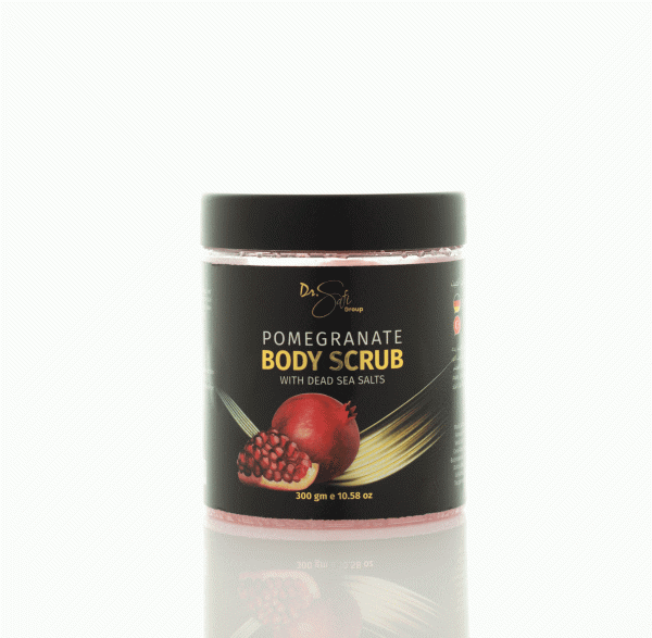 FACE AND BODY SCRUB WITH DEAD SEA MINERALS - POMEGRANATE