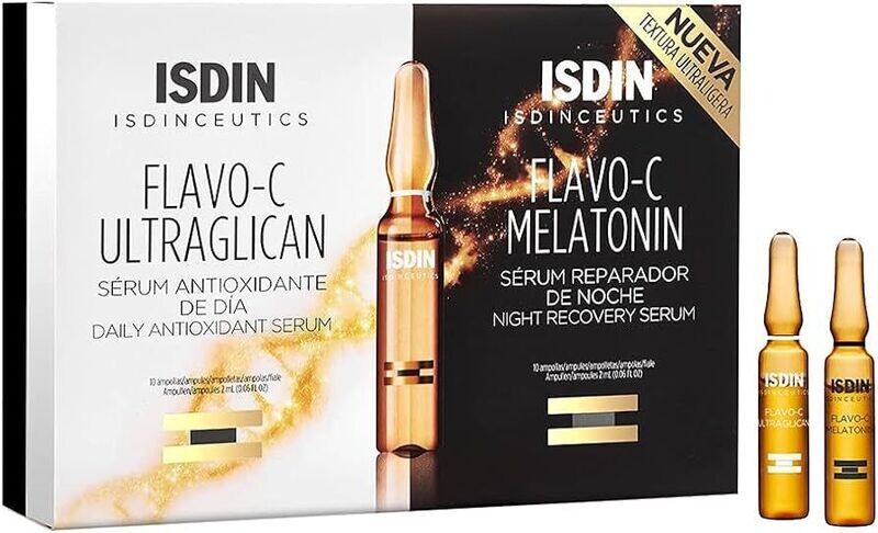 Isdin flavo-c ultraglican + flavo-c melatonin