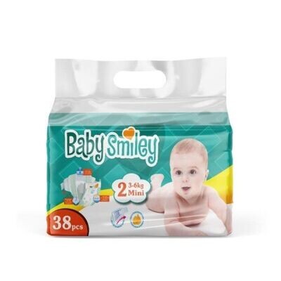 Baby Smiley, Mini Number 2, 38 diapers