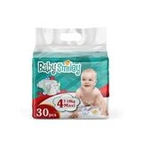 Baby Smiley,Maxi, Number 4, 30 diapers