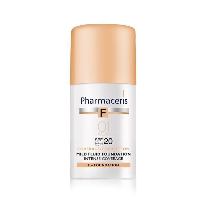 INTENSE COVERAGE MILD FLUID FOUNDATION IVORY 20+ 01-F ME