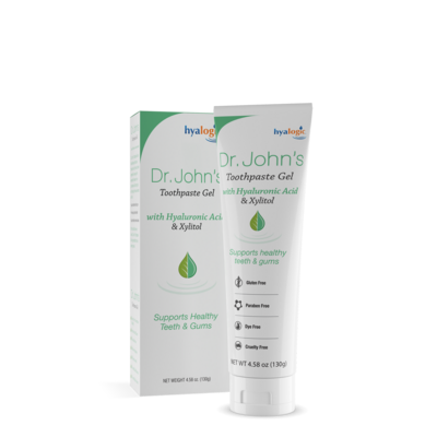 hyalogic Dr. John Toothpaste Gel with Hyaluronic Acid & Xylitol