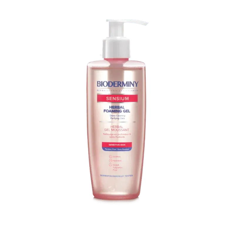 Bioderminy sensium herbal foaming gel wash 200ml