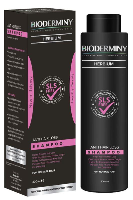 Bioderminy herbium antihairloss shampoo-normal 300ml