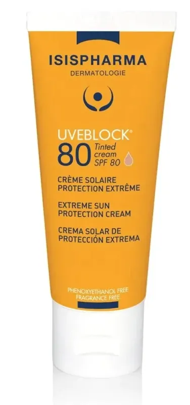 ISIS PHARMA UVEblock SPF80 cream tinted