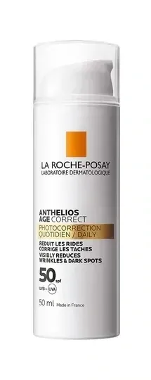 Anthelios Age Correct SPF50 Tinted Anti Ageing Invisible Sunscreen with Niacinamide 50ml