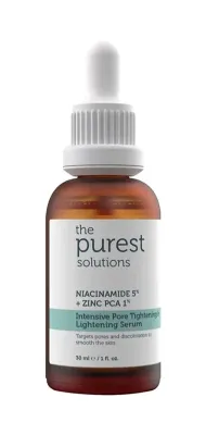 SOLUTIONS Intensive Pore Tightening & Lightening Serum NIACINAMIDE 5% + ZINC PCA 1% SOLUTIONS Intensive Pore Tightening & Lightening Serum NIACINAMIDE 5% + ZINC PCA 1%