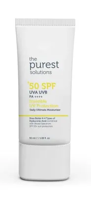SOLUTIONS Daily Ultimate Moisturizer Invisible UV Protection Shea Butter & 4 Types of Hyaluronic Acid combined with Broad - Spectrum SPF 50+ sun protection SOLUTIONS Daily Ultimate Moisturizer Invisible UV Protection Shea Butter & 4 Types of Hyaluronic Acid combined with Broad - Spectrum SPF 50+ sun protection