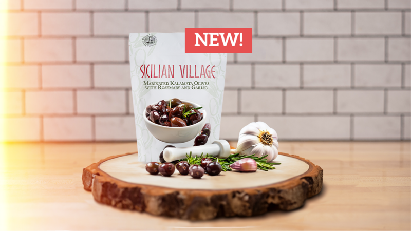 Marinated Kalamata Olives with Rosemary and Garlic