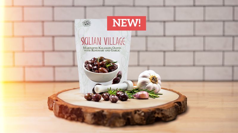 Marinated Kalamata Olives with Rosemary and Garlic