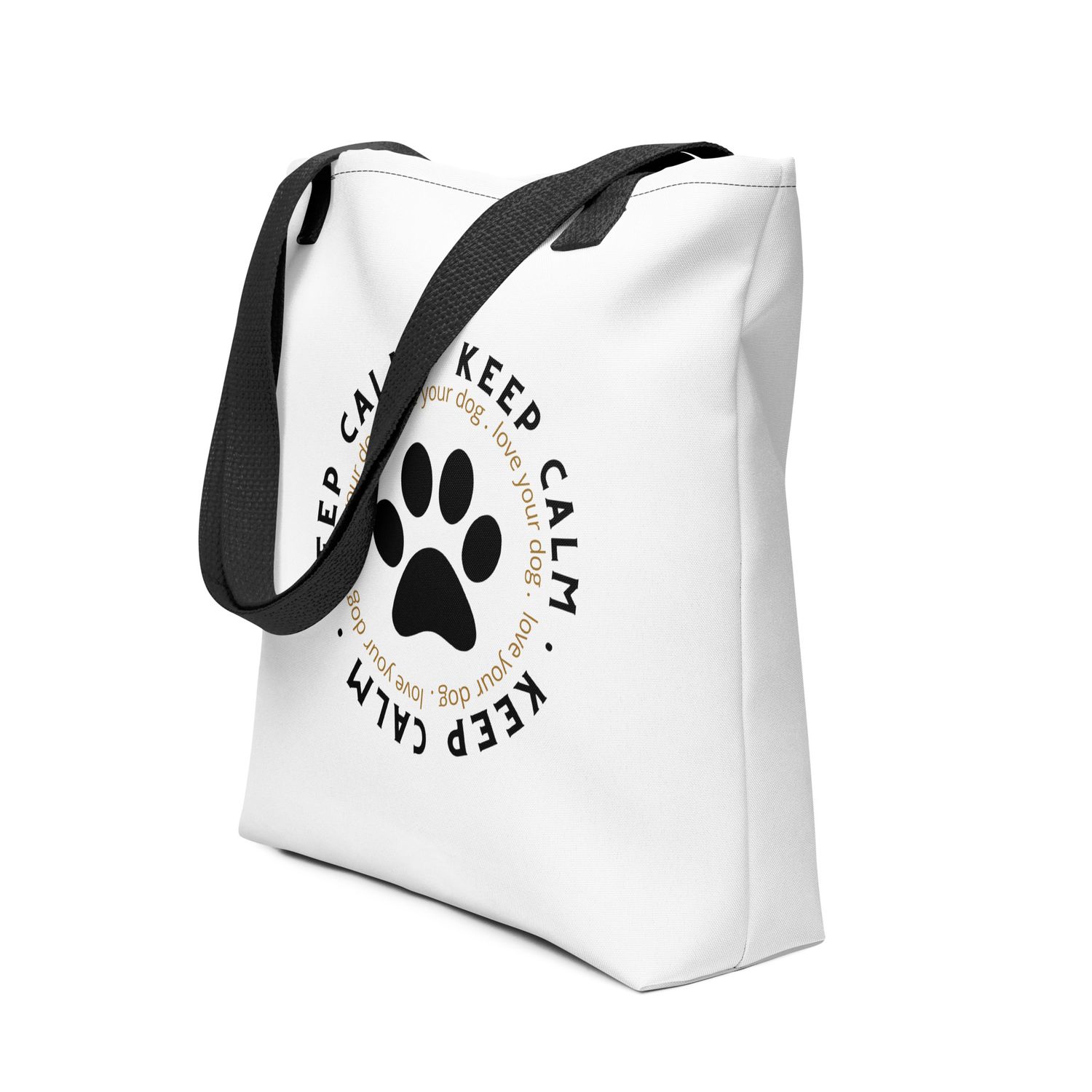 Keep Calm Love Your Dog - Tote bag