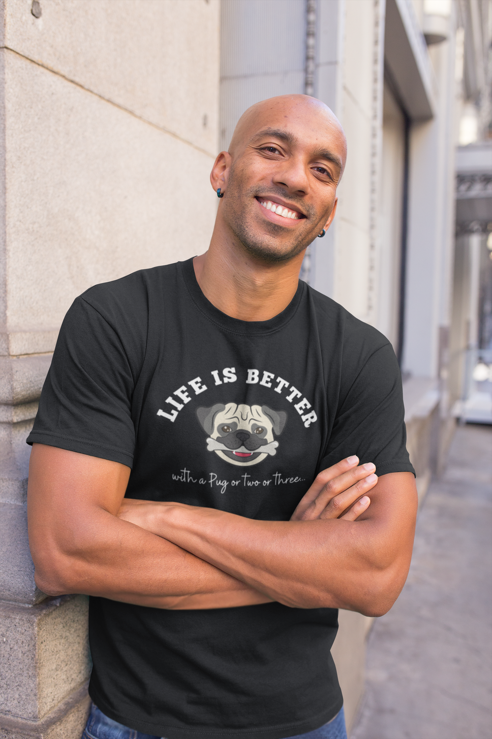 Life is better a Pug or two, or three...