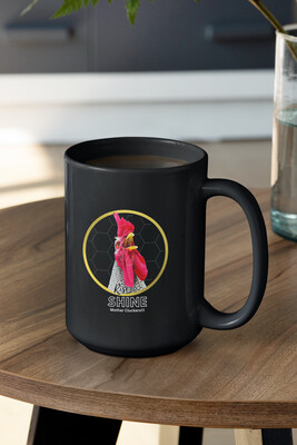 Rise and Shine Mother Cluckers - Black 15 oz Glossy Mug