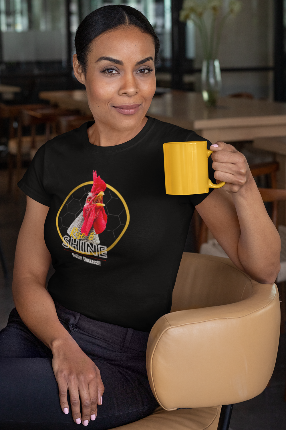 RISE AND SHINE Mother Cluckers- Unisex t-shirt