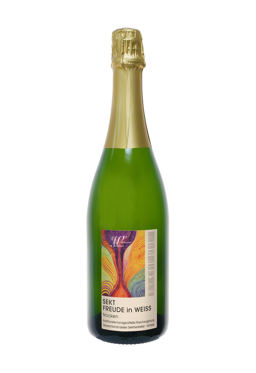 COSMOWEIN SEKT FREUDE IN WEISS TROCKEN - DEUTSCHER SEKT, 75cl COSMOWEIN SEKT FREUDE IN WEISS TROCKEN - DEUTSCHER SEKT, 75cl