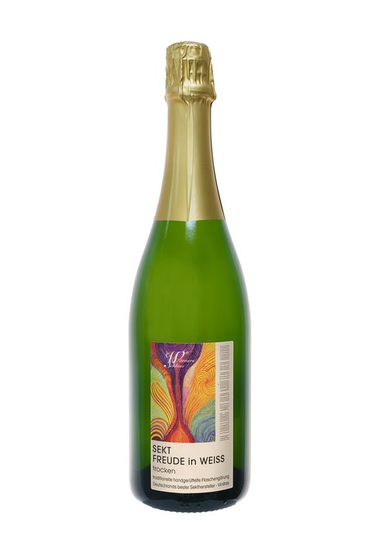 COSMOWEIN SEKT FREUDE IN WEISS TROCKEN - DEUTSCHER SEKT, 75cl COSMOWEIN SEKT FREUDE IN WEISS TROCKEN - DEUTSCHER SEKT, 75cl