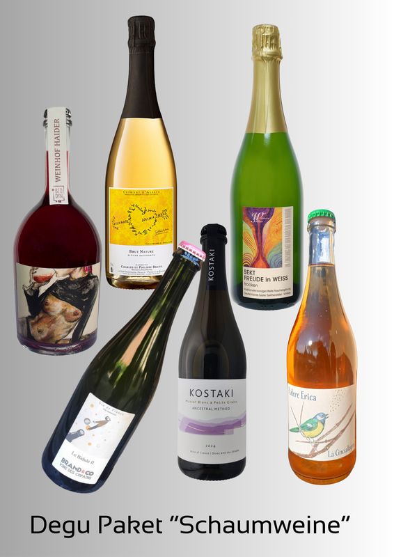 Zugabe. - Degu Paket - Schaumweine