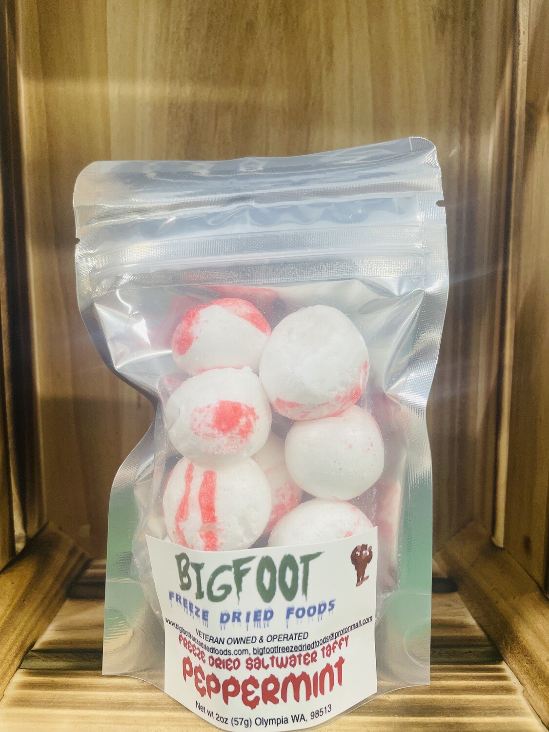 Peppermint Saltwater Taffy-FREEZE DRIED-SMALLFOOT BAG