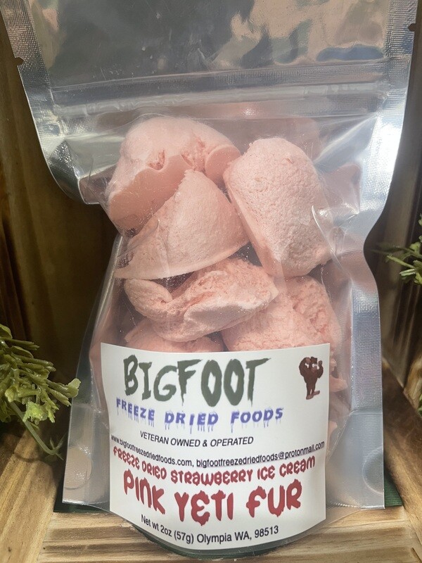 Pink Yeti Fur-Strawberry Ice Cream-FREEZE DRIED_SMALLFOOT BAG