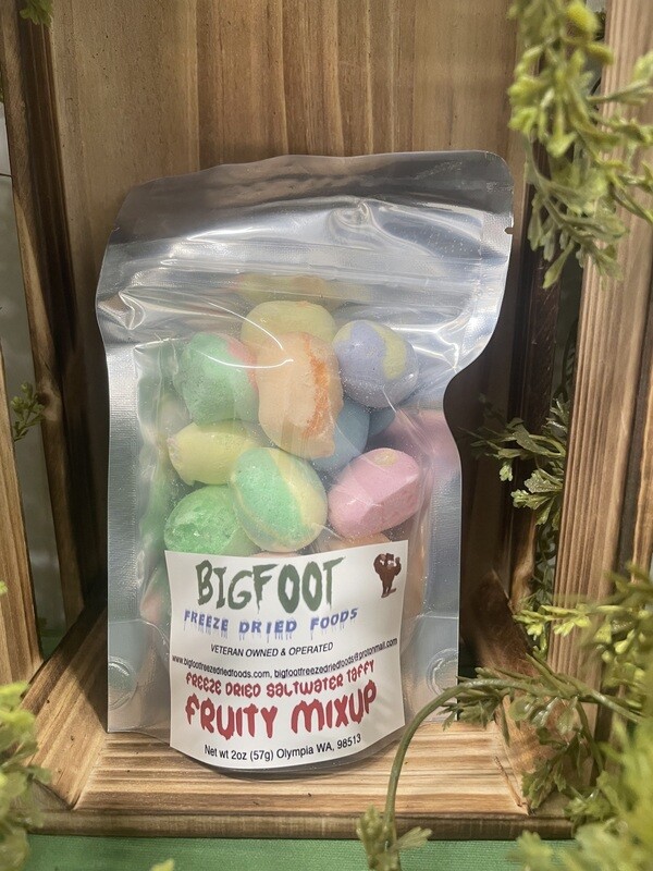 Fruity Mix Up-Assorted Fruity Saltwater Taffy-FREEZE DRIED-SMALLFOOT BAG