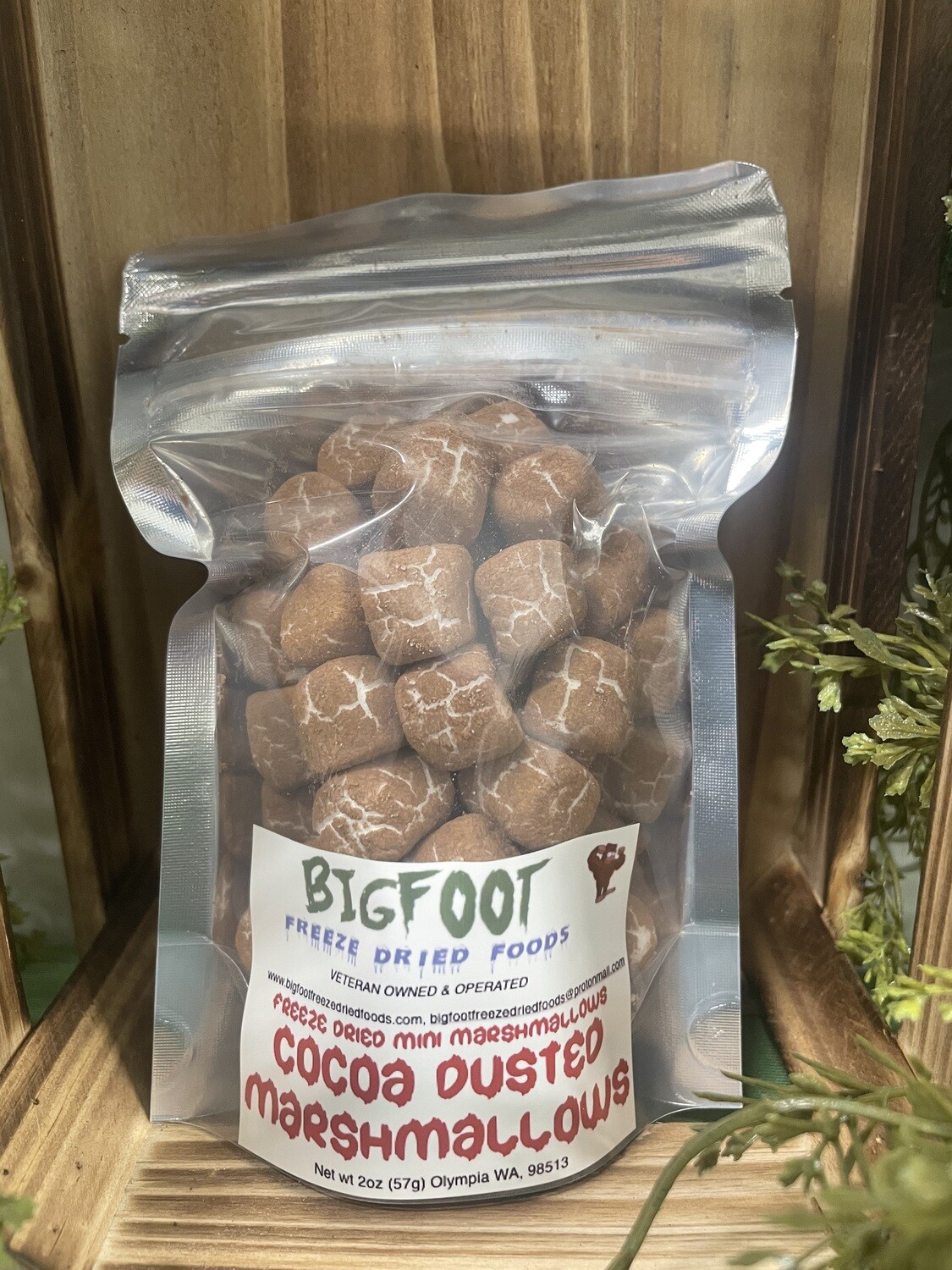 Cocoa Dusted Marshmallows-Mini-FREEZE DRIED-SMALLFOOT BAGS