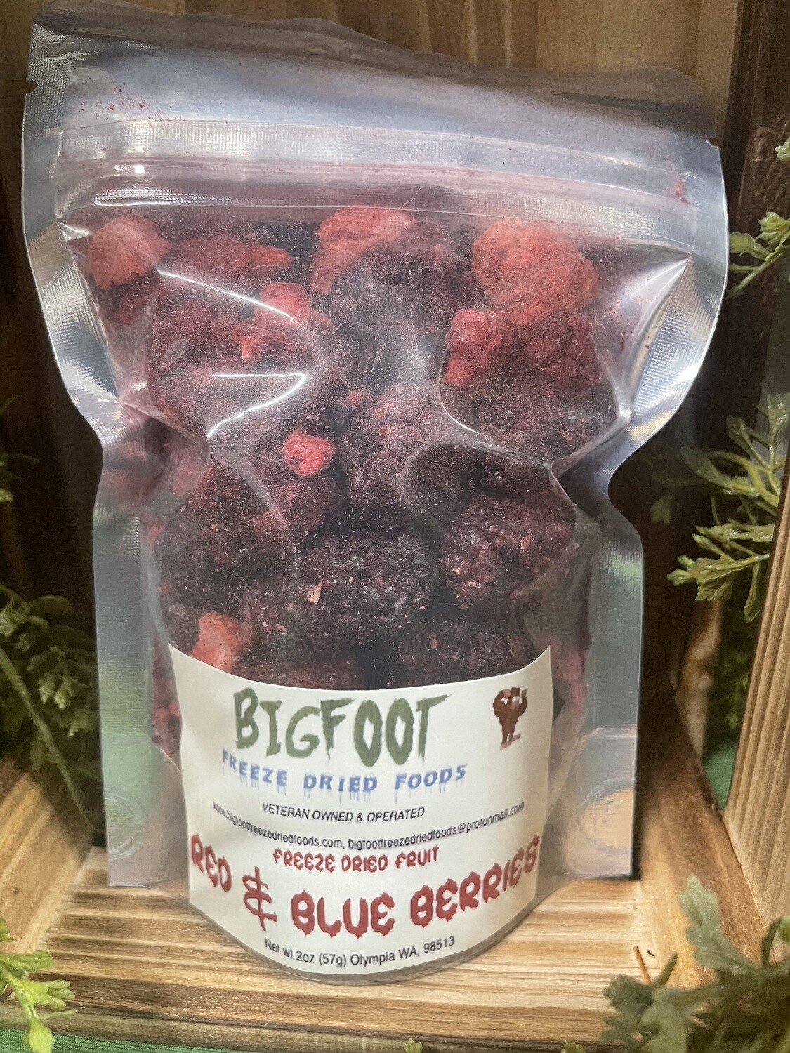 Red &amp; Blue Berries-FREEZE DRIED-SMALLFOOT BAG