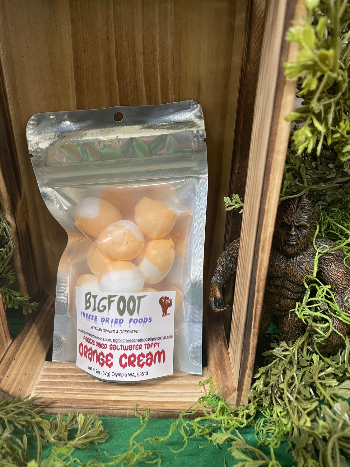 Orange Cream-FREEZE DRIED Saltwater Taffy-SMALLFOOT BAG