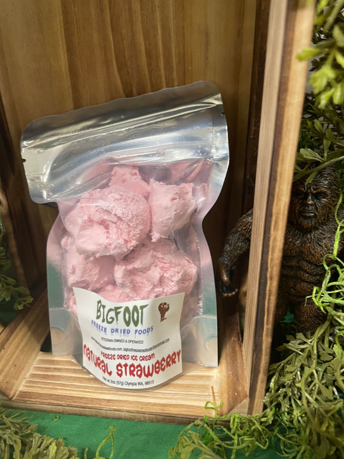 Natural Strawberry Ice Cream-FREEZE DRIED-SMALLFOOT BAG