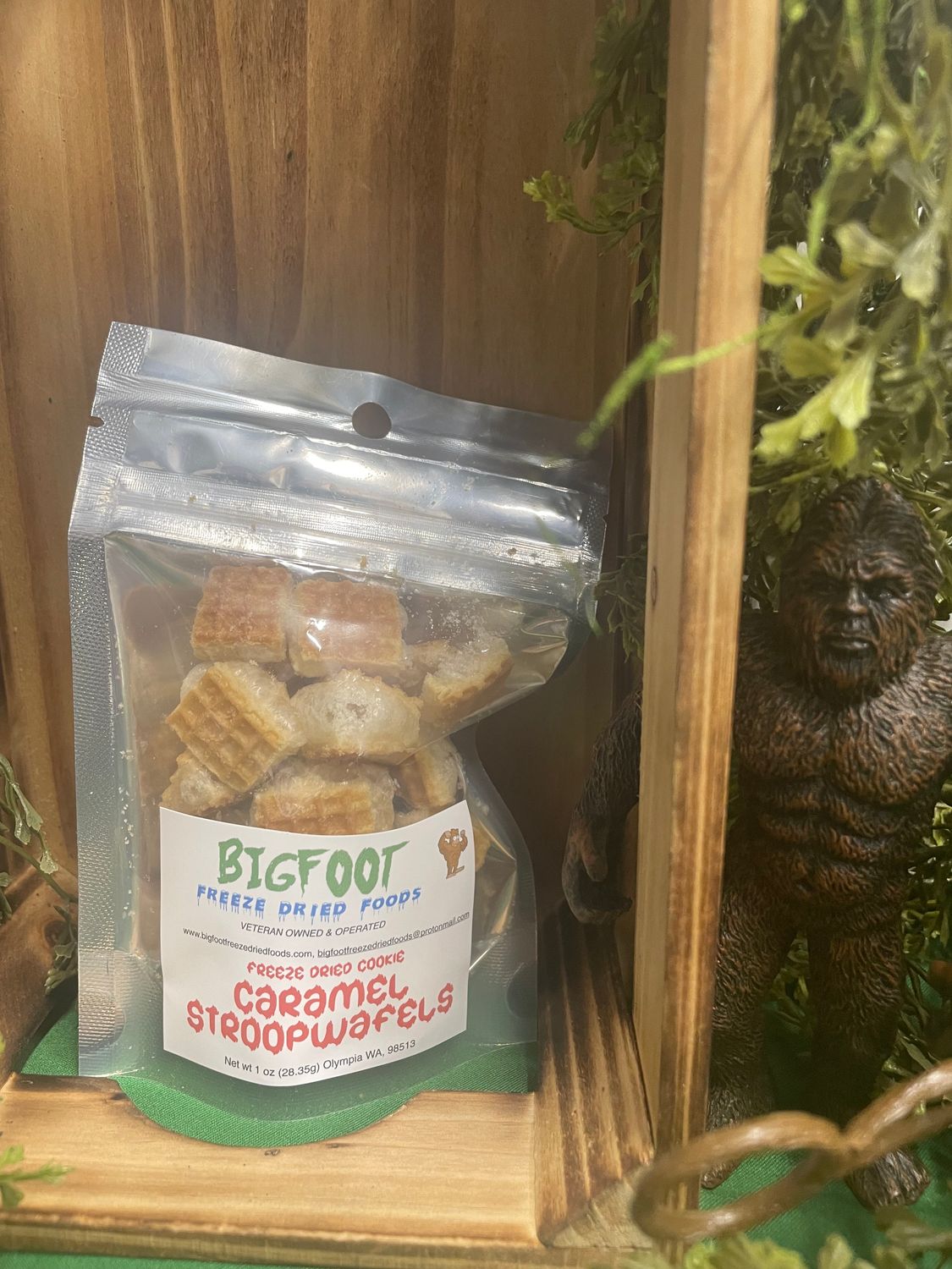 Caramel Stroopwafels-FREEZE DRIED-SMALL BAG