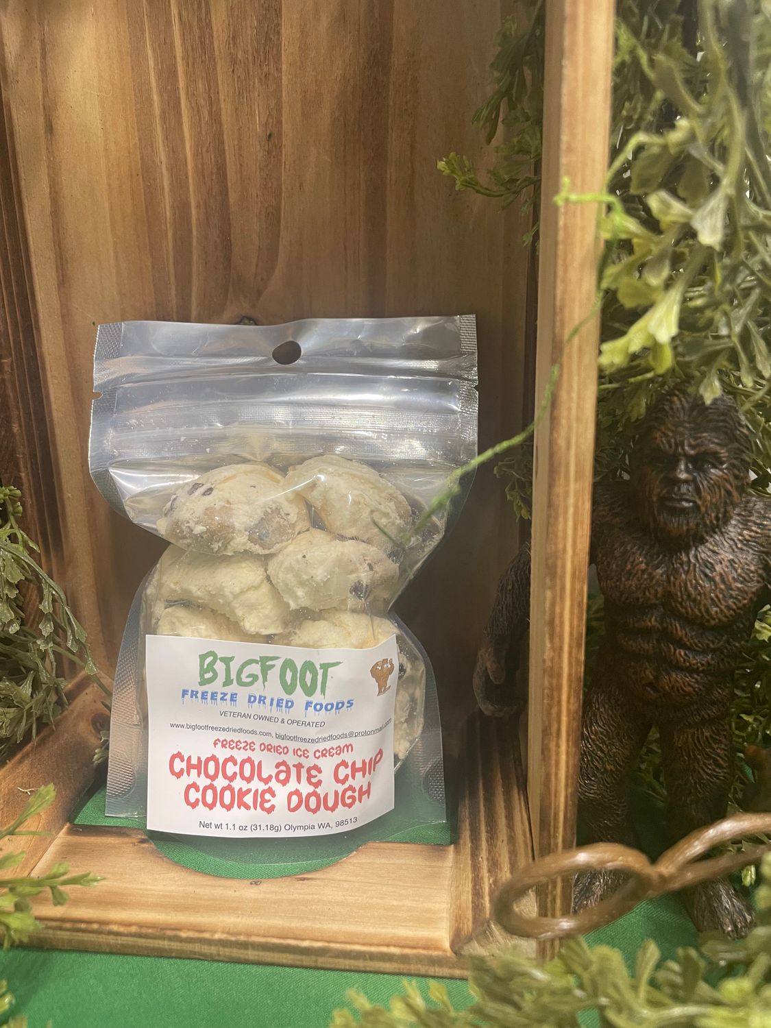 Chocolate Chip Cookie Dough-FREEZE DRIED-Ice Cream-Small Bag