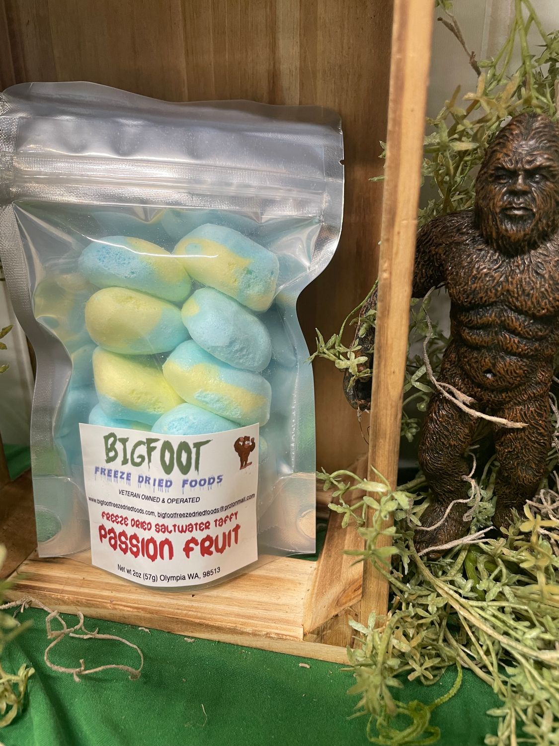Passion Fruit-Saltwater Taffy-FREEZE DRIED-Small Bag