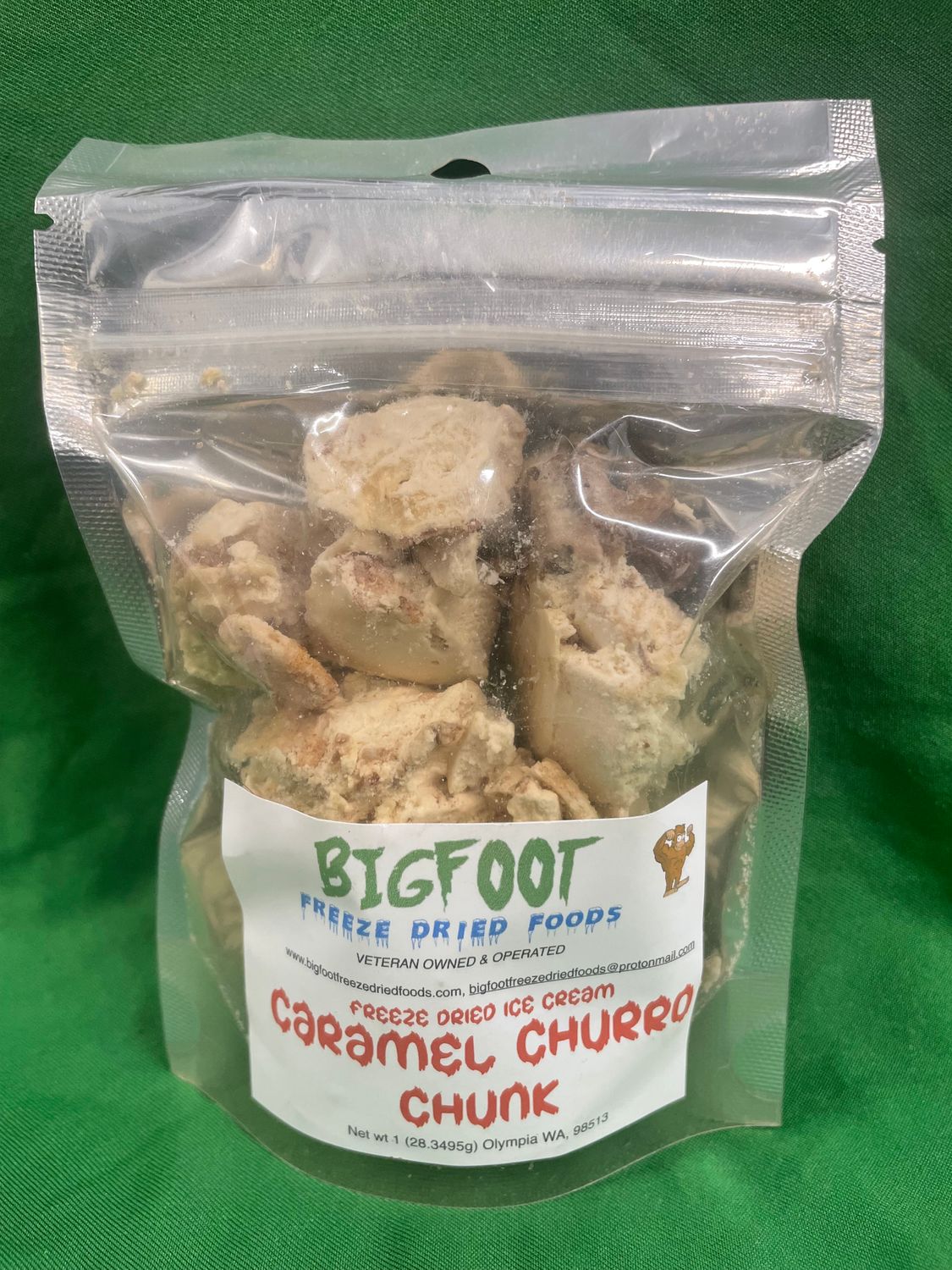 Caramel Churro Chunk Ice Cream-FREEZE DRIED-Small Bag