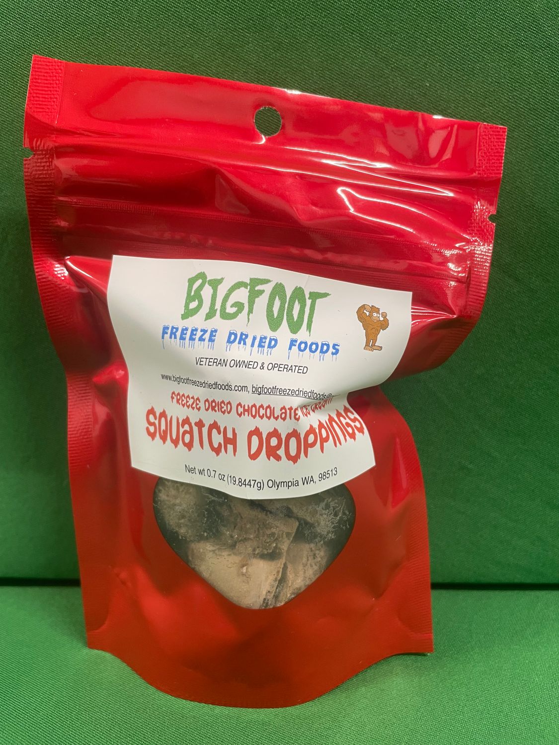 Squatch Droppings-Chocolate Ice Cream-FREEZE DRIED-SMALLFOOT BAG