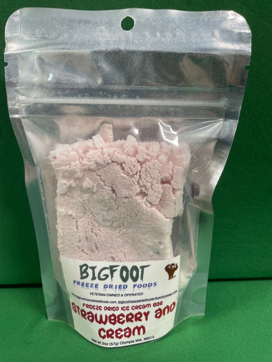 Strawberry and Cream Ice Cream Bar-FREEZE DRIED-SMALLFOOT BAG