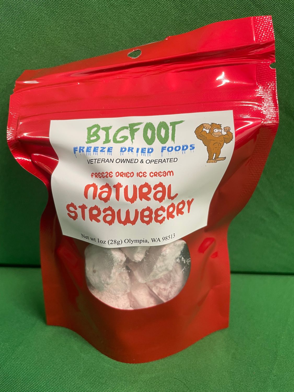Natural Strawberry Ice Cream-FREEZE DRIED-SMALLFOOT BAG