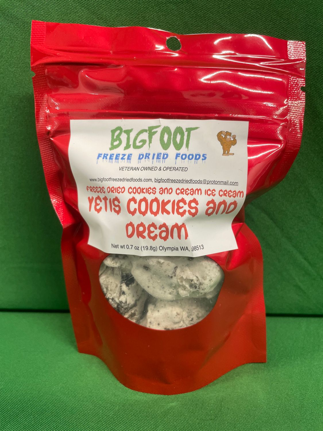 Yetis Cookies and Dream(Ice Cream)-FREEZE DRIED-SMALL BAG