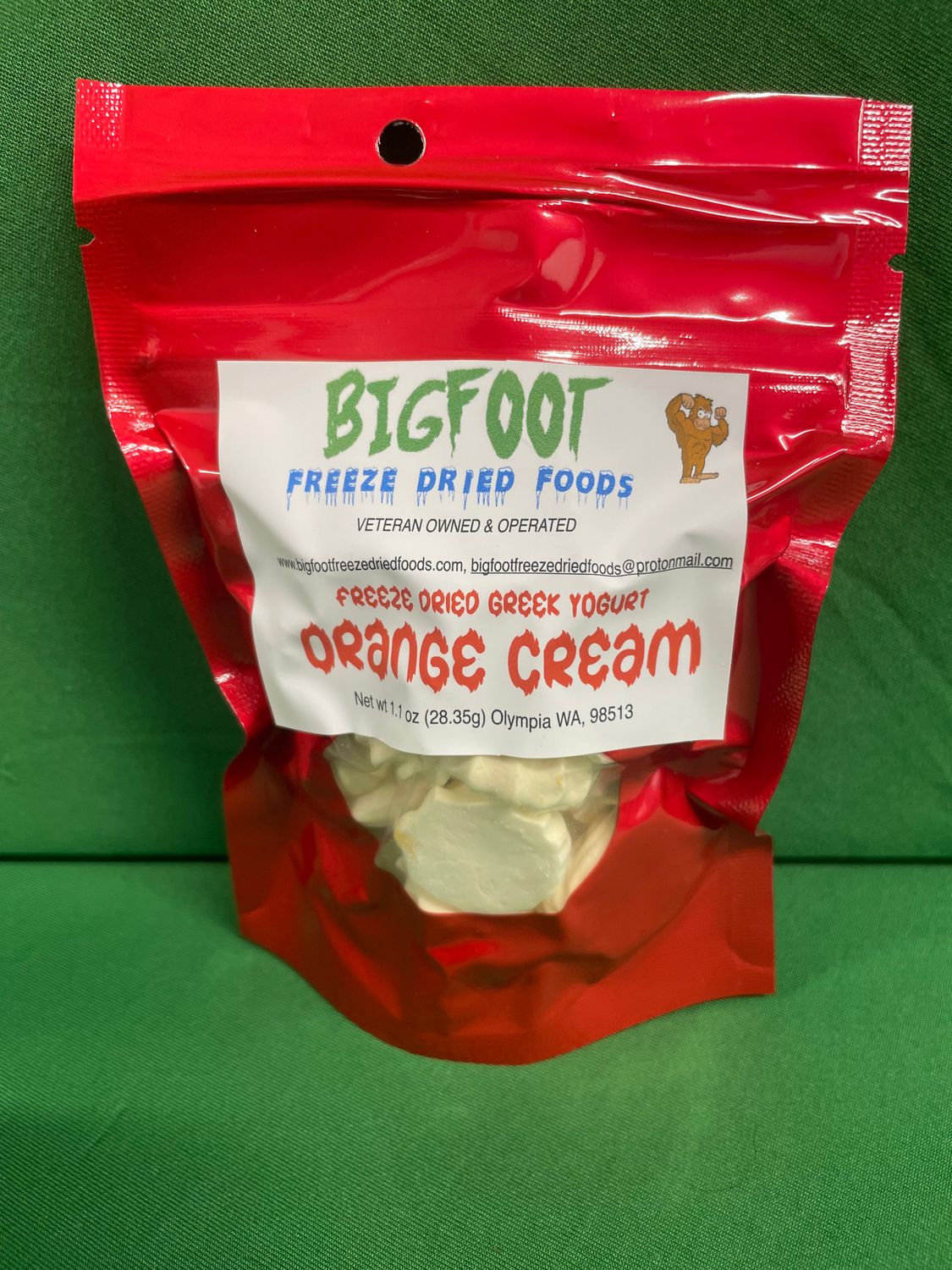 Orange Cream Greek Yogurt-FREEZE DRIED-SMALL BAG