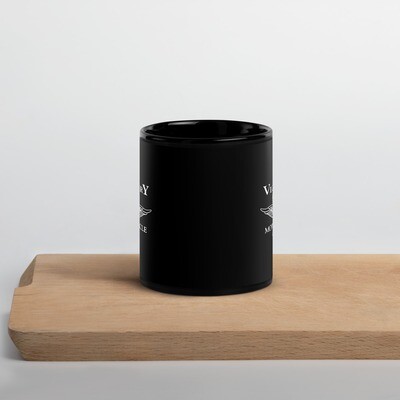 VMC Black Glossy Mug - White Logo