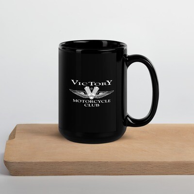 VMC Black Glossy Mug - White Logo