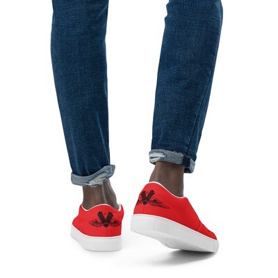 Men’s Slip-On Canvas Shoe - Red