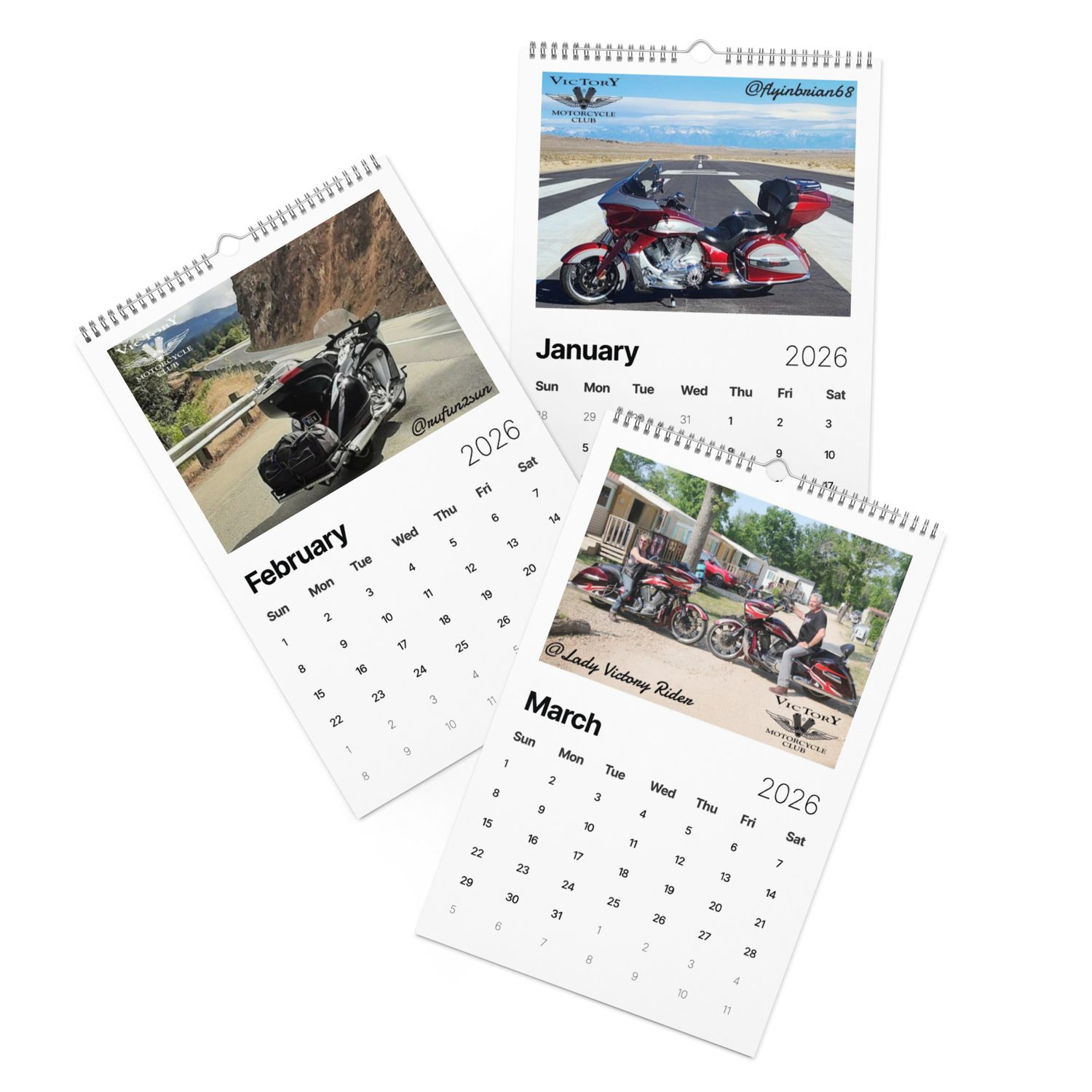 VMC Bike of the Month Wall calendar (2026)